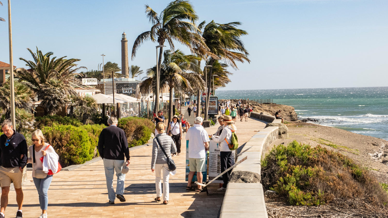 Strandpromenade in Maspalomas